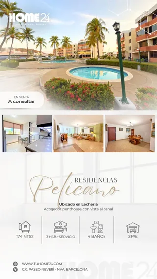 Penthouse en Conjunto Residencial Pelícano – Complejo Turístico El Morro, Lechería