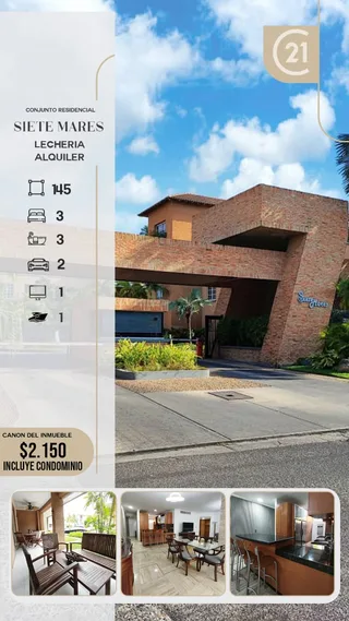 Apartamento en LECHERÍA, Conjunto Residencial SIETE MARES YACHT CLUB