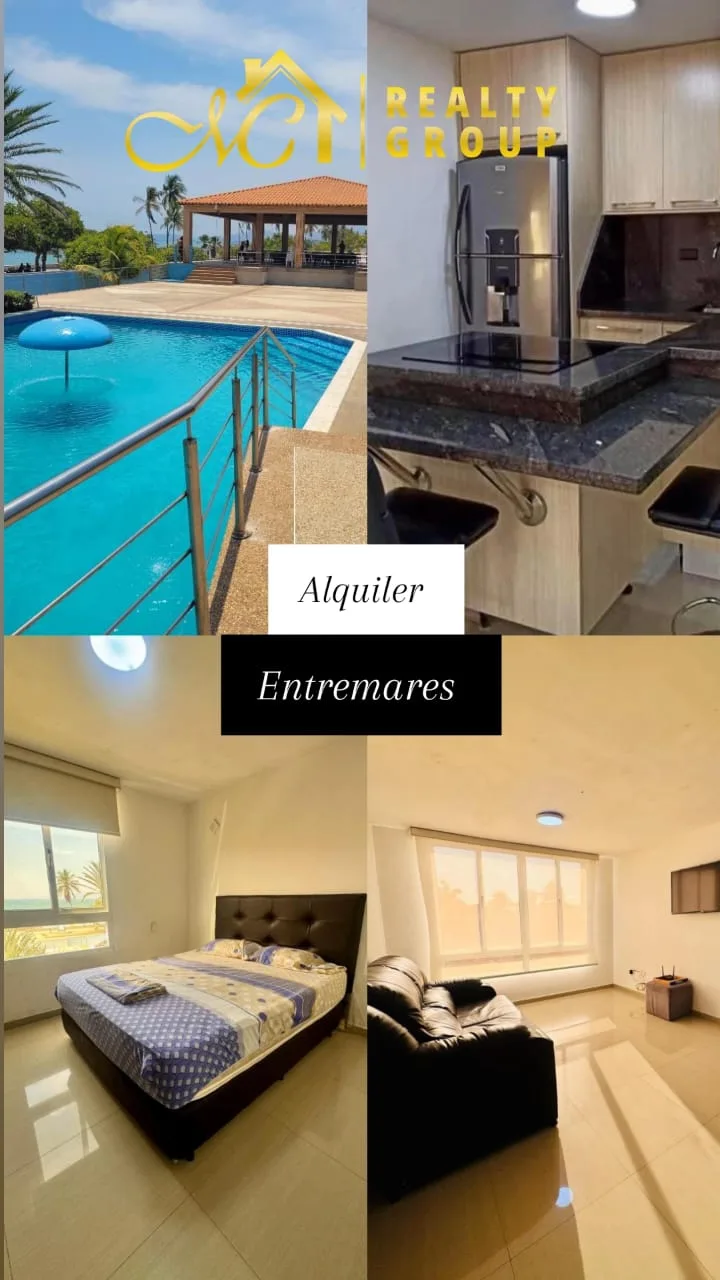 Apartamento en Alquiler en Conjunto Residencial ENTRETMARES, Lechería, Anzoátegui — 2 hab — USD 650