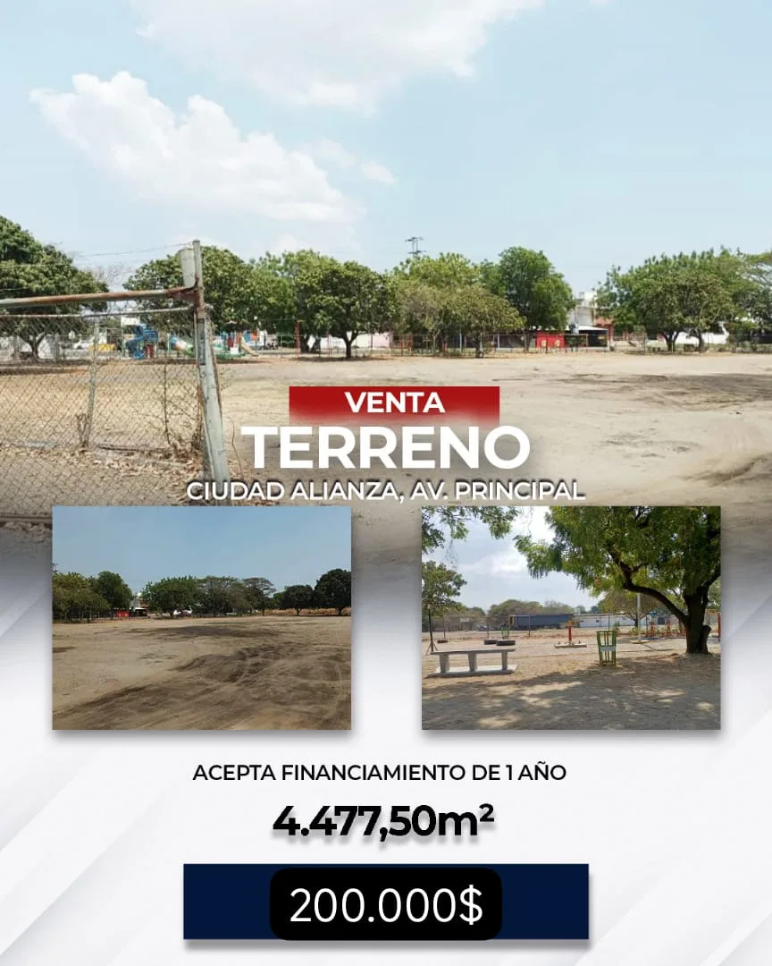 Terreno en Venta en Ciudad Alianza 4477m² — USD 200,000