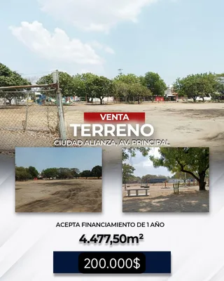 Terreno en Ciudad Alianza
