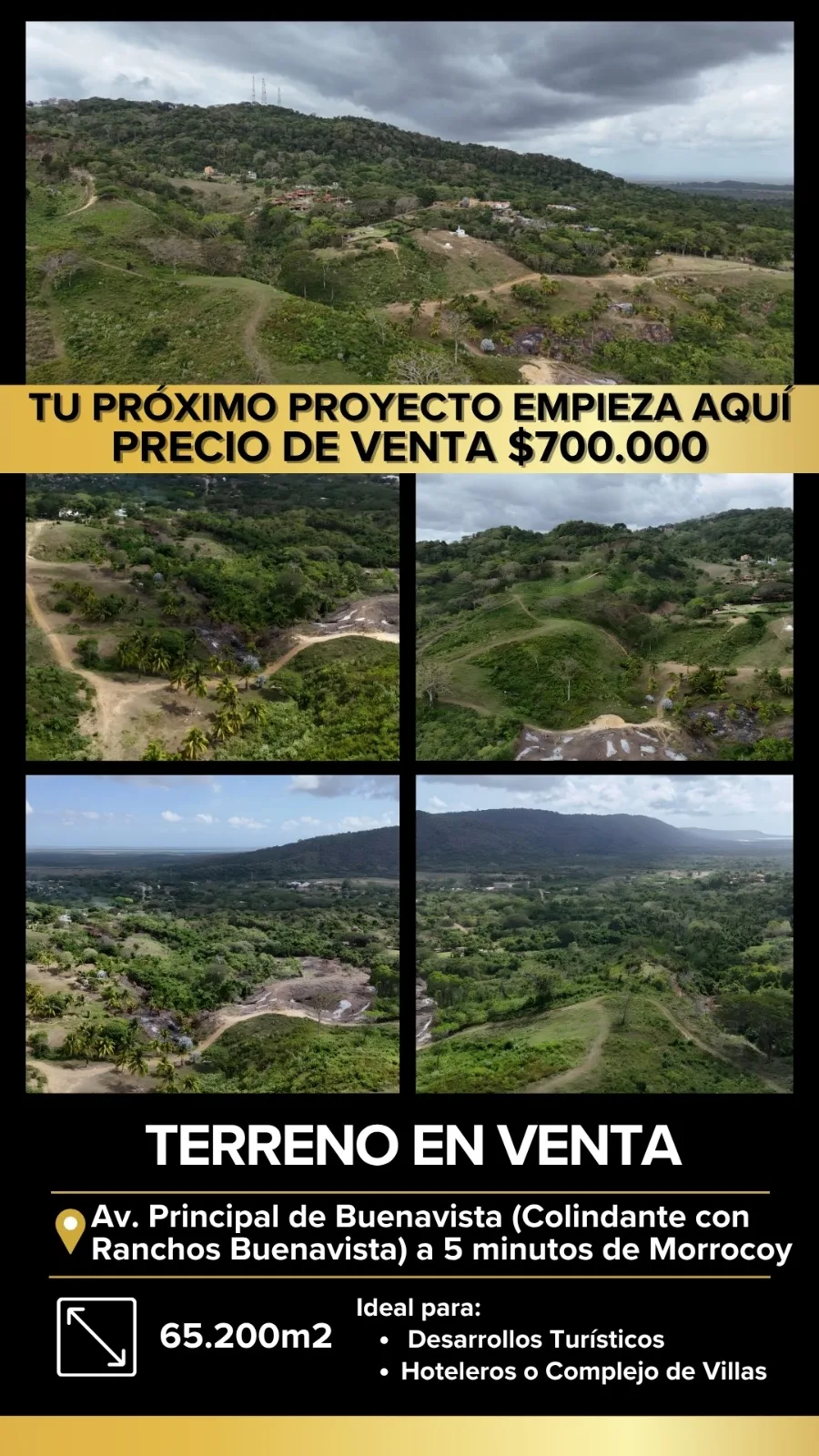 Terreno en Venta en Buenavista 65200m² — USD 700,000