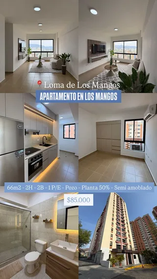 Apartamento en Residencias Loma de Los Mangos