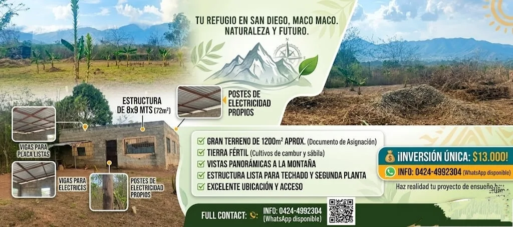 Terreno en Venta en Maco Maco 1200m² — USD 13,000