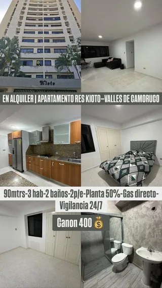 Apartamento en Res. Kioto— Valles de Camoruco