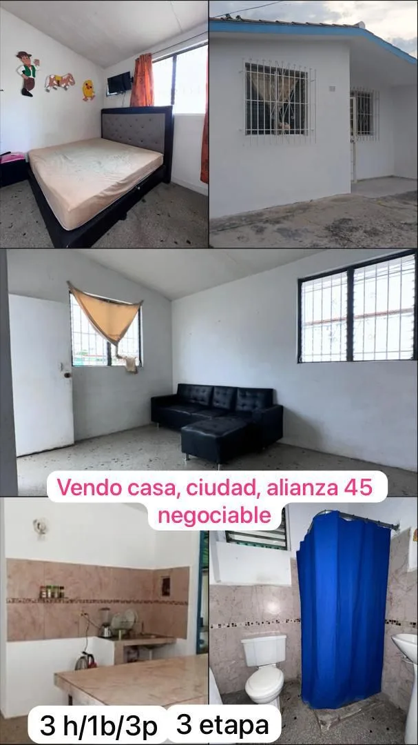 Casa en Venta en Ciudad Alianza, 3ª etapa — 3 hab 325m² — USD 45,000
