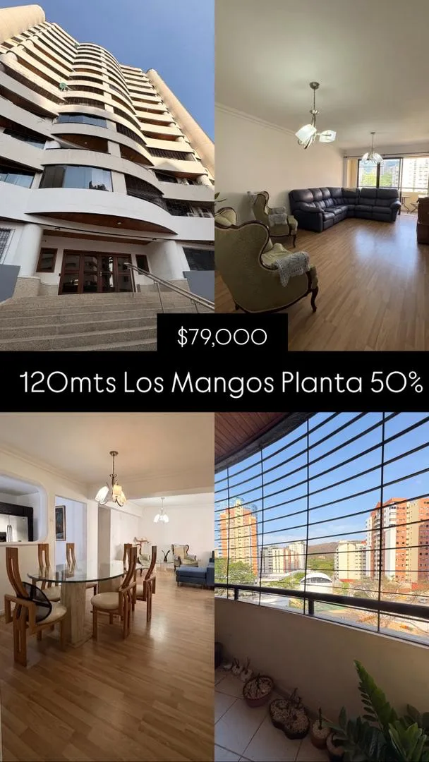 Apartamento en Venta en Res. Country Plaza, Urb. Los Mangos — 3 hab 120m² — USD 79,000