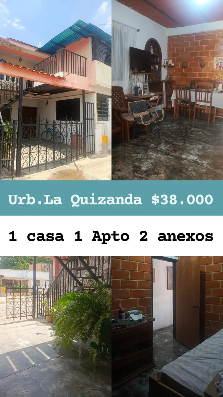 Casa en Venta en Urb. La Quizanda — 6 hab 136m² — USD 38,000