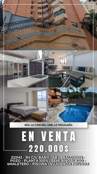 Apartamento en Res. La Coruña. Valencia. Carabobo