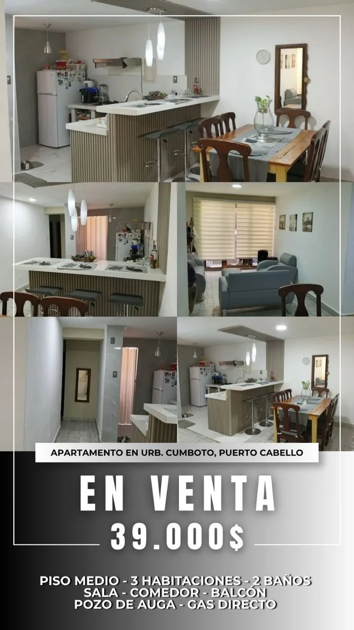 Apartamento en Venta en Cumboto Norte — Precio a consultar