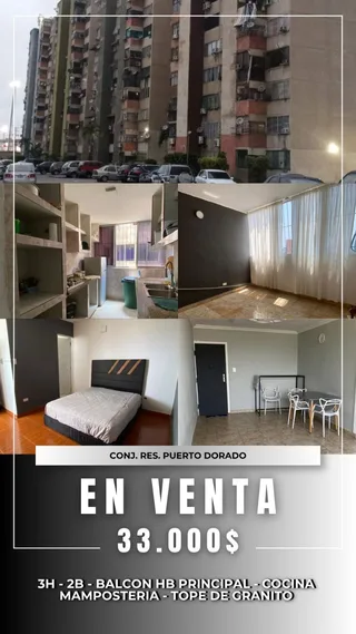Apartamento en Conj. Res. Puerto Dorado