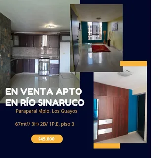 Apartamento en Res. Río Sinaruco
