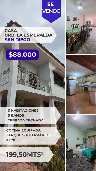 Casa en Urbanización La Esmeralda