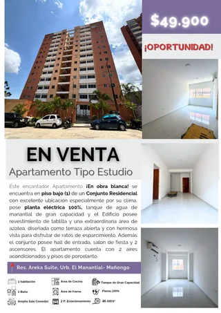 Apartamento en Urb. El Manantial. Naguanagua