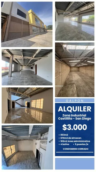 Galpón en Zona Industrial Castillito