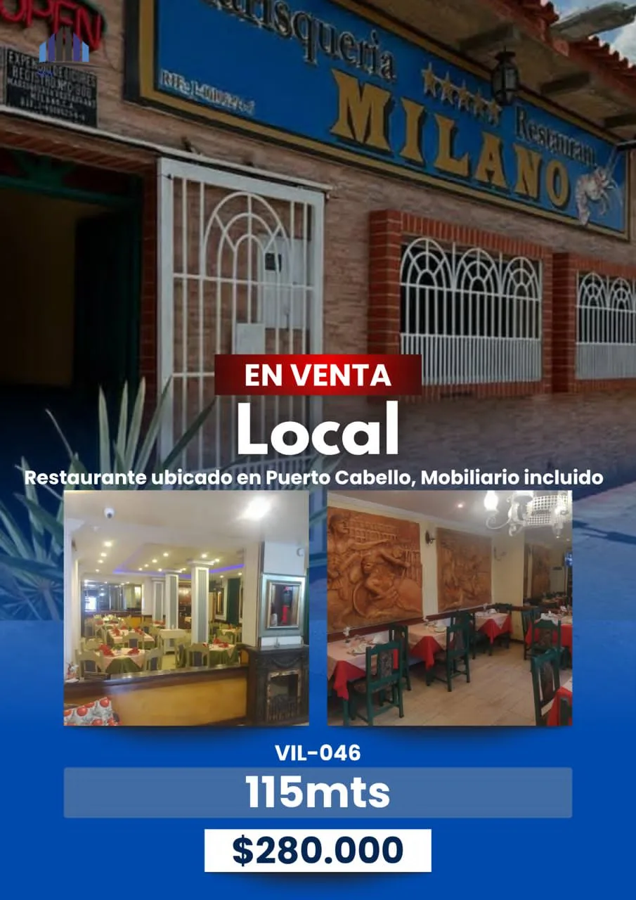 Local en Venta en PUERTO CABELLO — USD 280,000