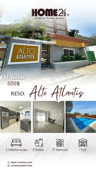 Apartamento en Lechería, sector las garzas, Residencias Alto Atlantis