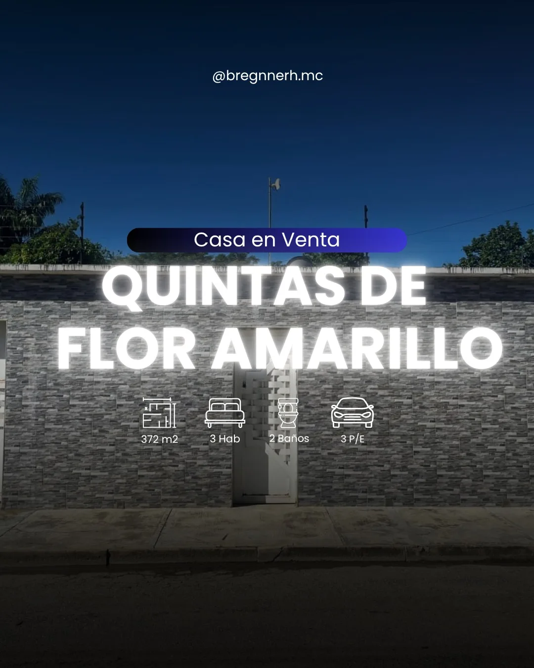 Casa en Venta en Urb. Las Quintas de Flor Amarillo — 3 hab 372m² — USD 46,000