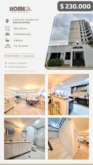 Penthouse en Res. Ana Veronica, Lechería, Anz.