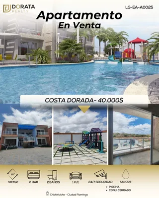 Apartamento en Ciudad Flamingo Costa Dorada