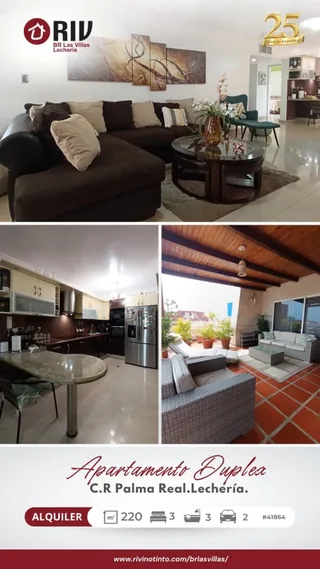 Apartamento en Residencia Palma Real, Av. Bolívar, Lechería