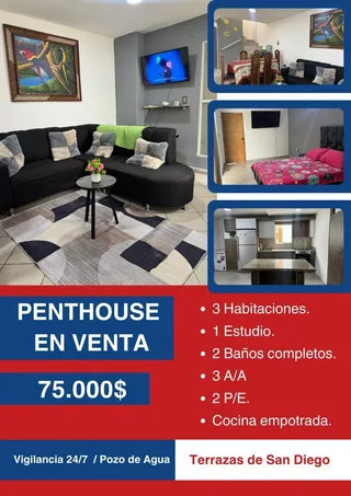 Penthouse en Terraza de San Diego