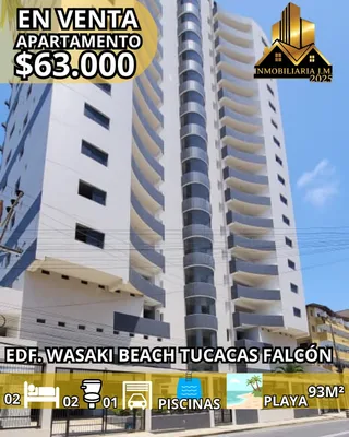 Apartamento en TUCACAS (NUEVA DATA) EDIFICIO WASAKI BEACH