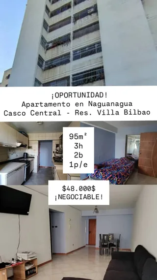 Apartamento en Naguanagua, Casco Central - Res. Villa Bilbao