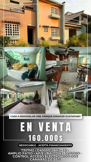 Casa en Urb. Parque Mirador(Guataparo)