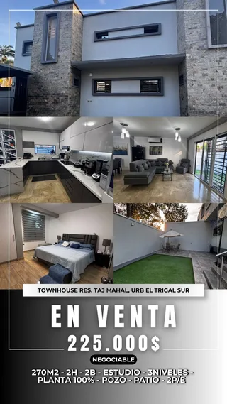 Townhouse en Urbanización Trigal Sur