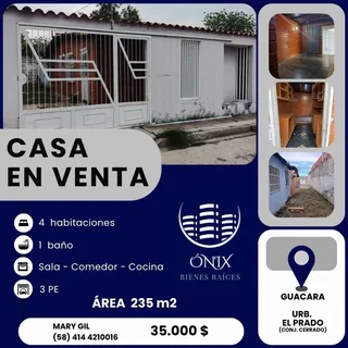 Casa en Urb. El Prado Guacara