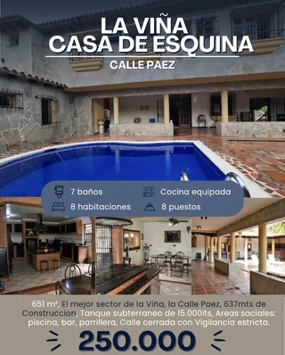 Casa en Urbanización la Viña, calle Paez