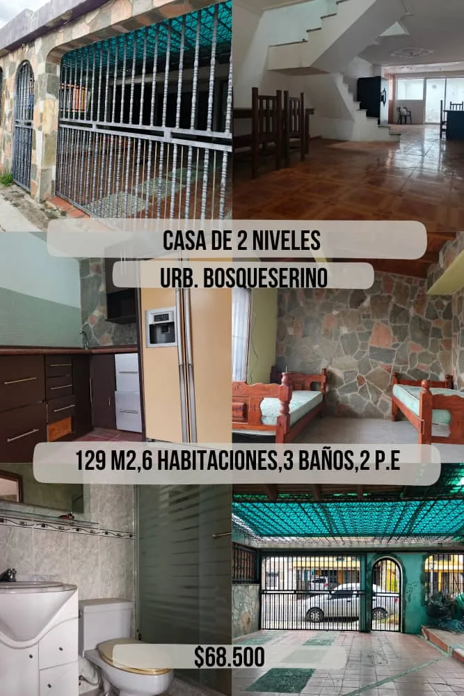 Casa en Venta en Bosqueserino San Diego — USD 68,500
