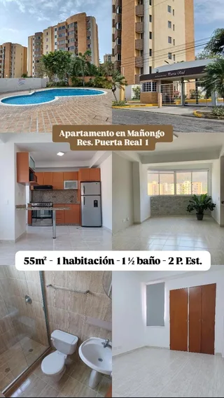 Apartamento en Residencias Puerta Real I, Ciudad Jardín Mañongo