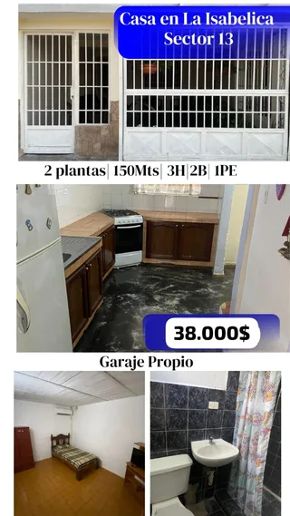 Casa en sector 13, La Isabelica