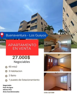 Apartamento en Buenaventura, Ciudad Integral, Paraparal, Estado Carabobo