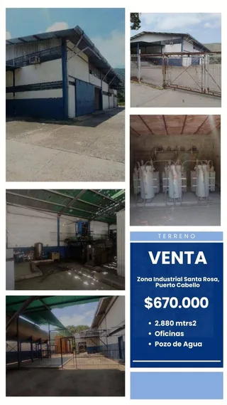 Terreno en Zona Industrial de Santa Rosa - Puerto Cabello