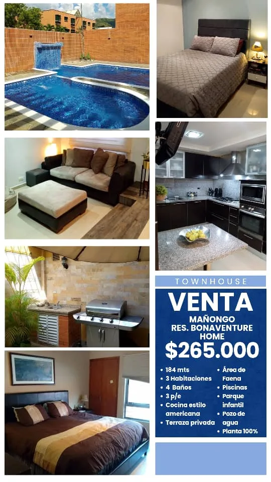 Townhouse en Venta en Bonaventure Home, Mañongo — USD 265,000
