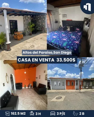 Casa en Urbanización Altos del paraíso, San Diego