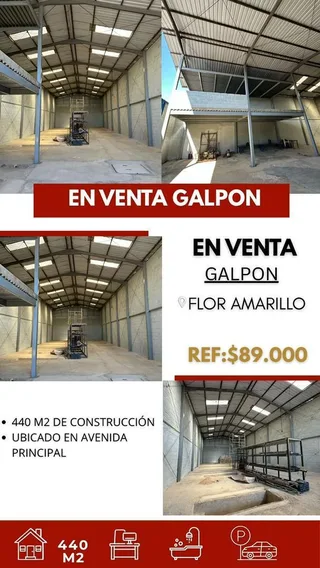 Galpón en flor amarillo