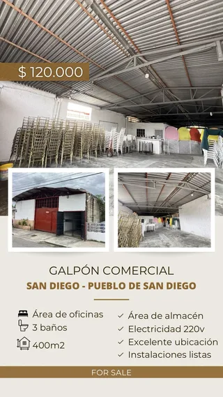 Local en San Diego - Pueblo de San Diego, Calle Valencia