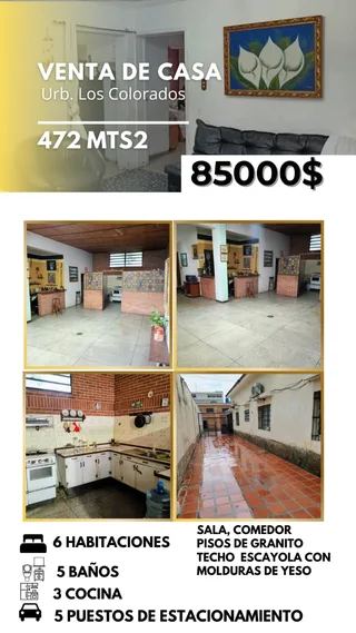 Casa en Urb Los Colorados