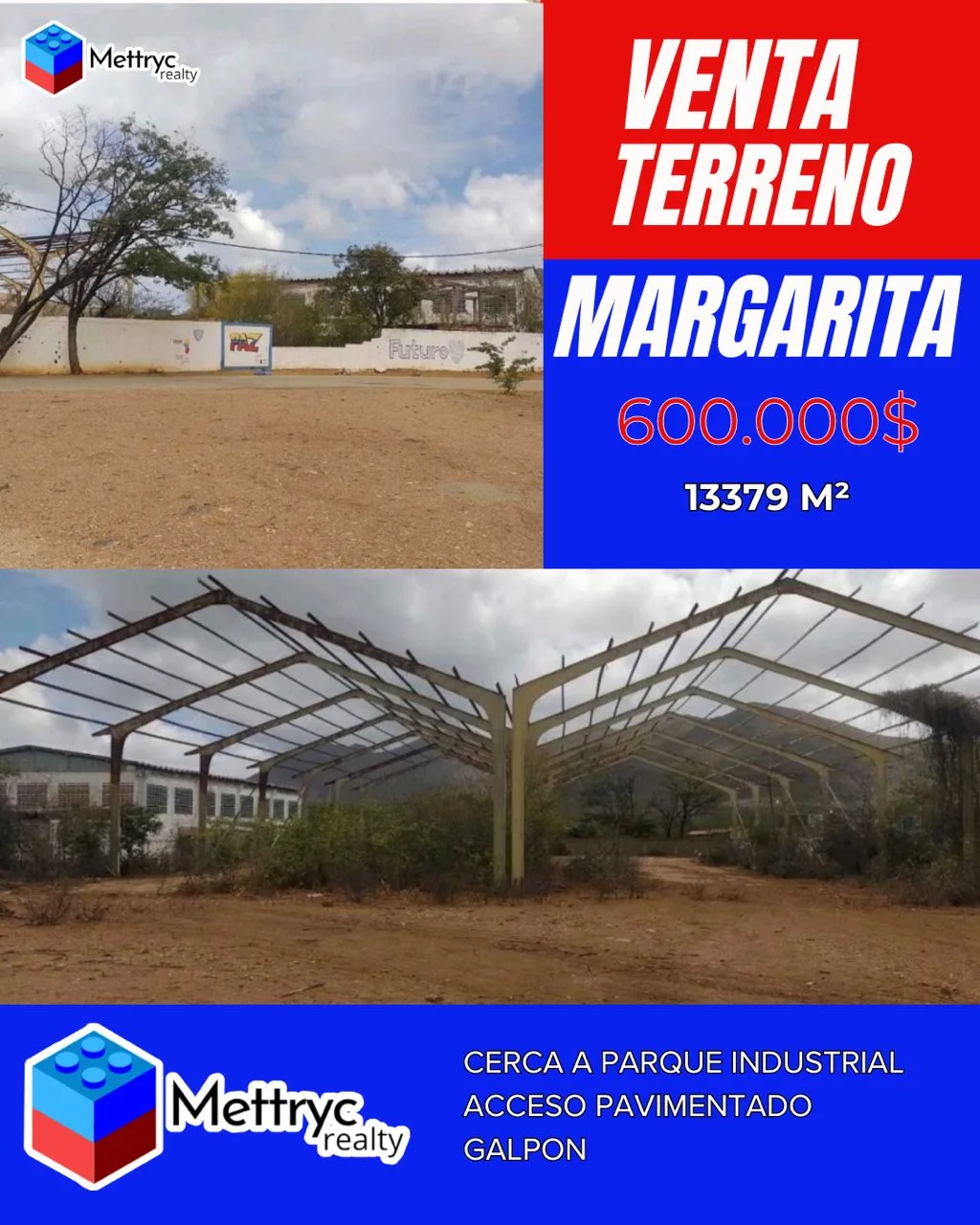Terreno en Venta en cacerio Gómez El Espinal, Estado Nueva Esparta, Municipio Larez 13379m² — Precio a consultar