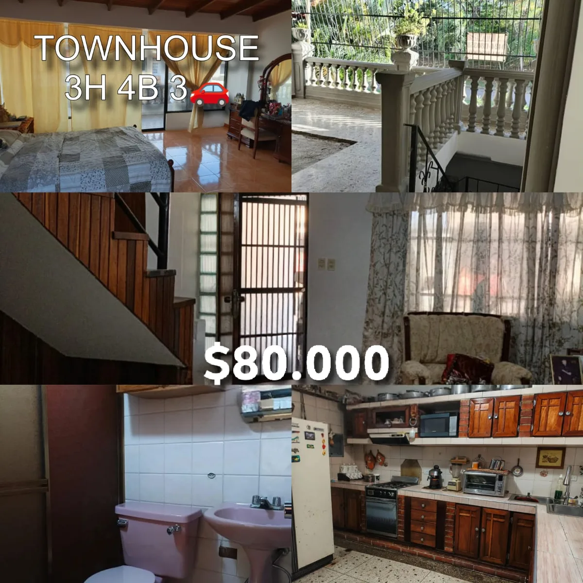 Townhouse en Venta en Urbanización Parqueserino, San Diego — 4 hab 200m² — USD 68,500