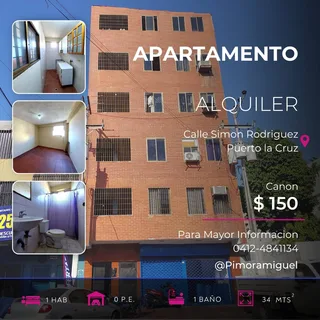 Apartamento en Calle Simon Rodriguez, Puerto la Cruz