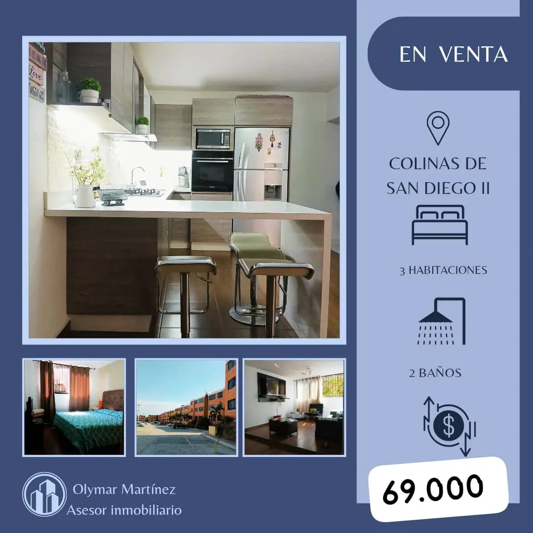 Apartamento en Venta en Colinas de San Diego — 3 hab 98m² — Precio a consultar