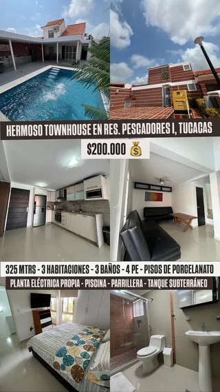 Townhouse en Conjunto Residencial Pescadores I Tucacas