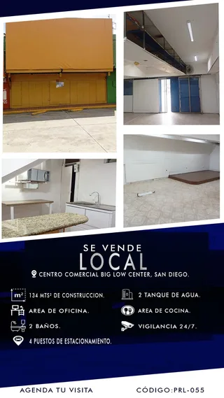 Local en C.C Big Low Center, San Diego