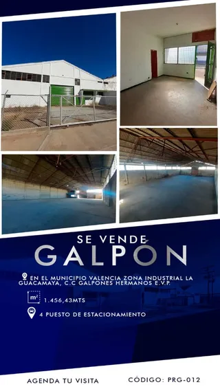 Galpón en Municipio Valencia Zona Industrial la Guacamaya, C.C Galpones Hermanos E.V.P.