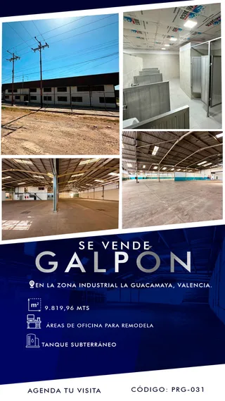 Galpón en Zona Industrial la Guacamaya, Valencia